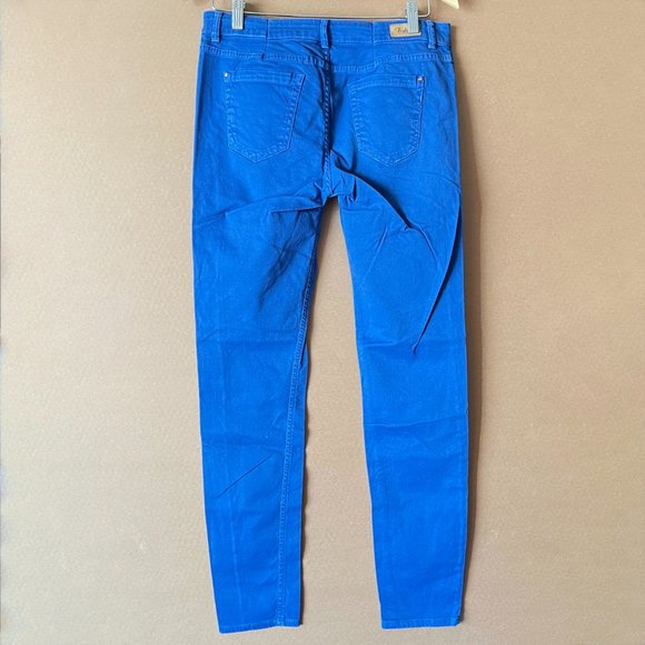 Lot of 2 ZARA TRF Trafaluc Denim Jeans NWT Salmon NWOT Blue US Size 10 - Picture 10 of 16